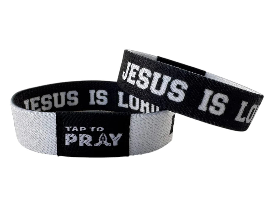 Tap To Pray Wristband - Jesus Is Lord