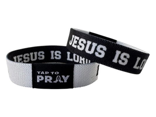 Tap To Pray Wristband - Jesus Is Lord