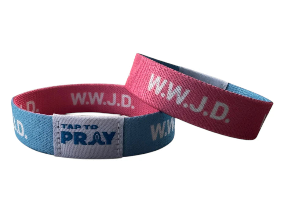 Tap to Pray Wristband - WWJD