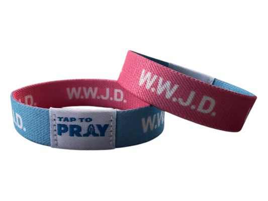 Tap to Pray Wristband - WWJD
