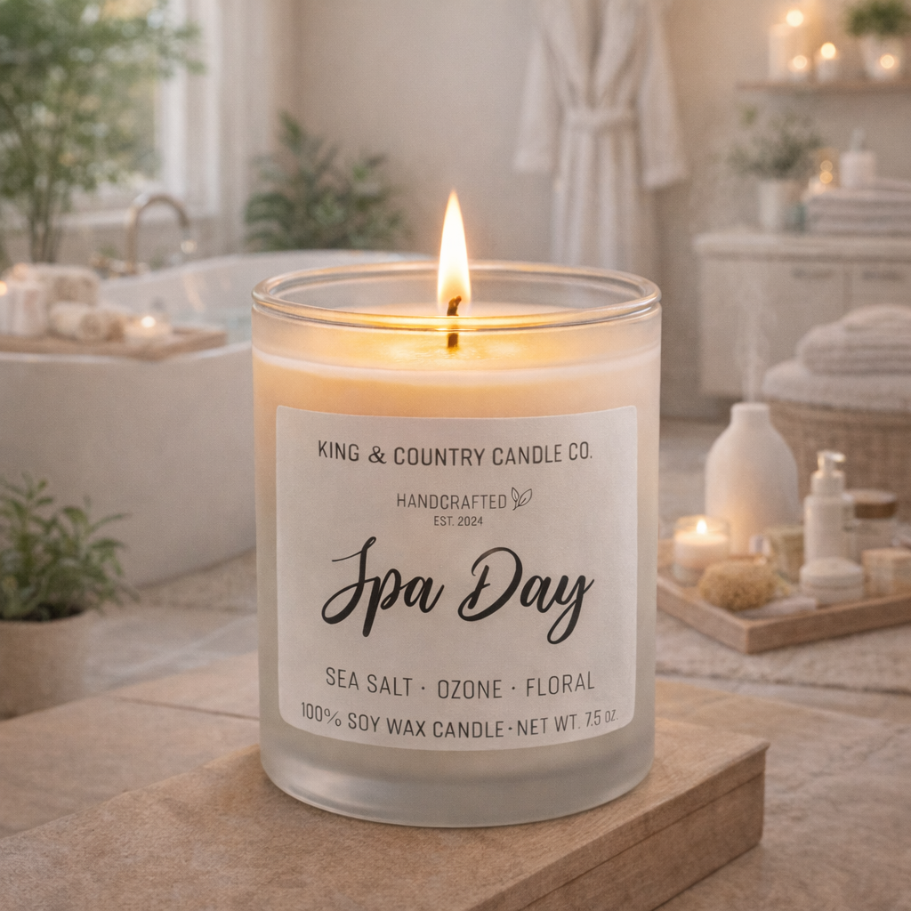 Spa Day Soy Wax Candle