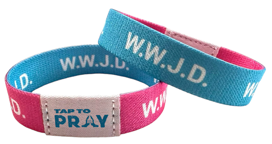 Tap to Pray Wristband - WWJD