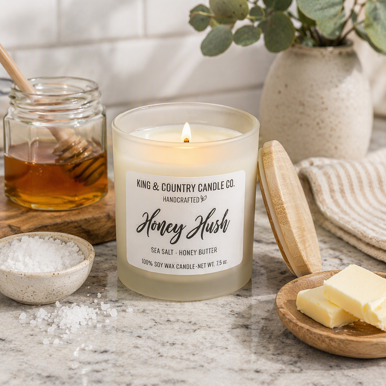 Honey Hush Soy Wax Candle