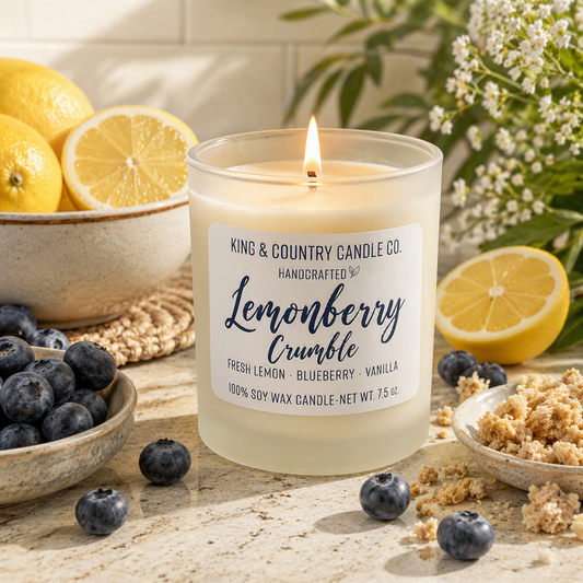 Lemonberry Crumble Soy Candle