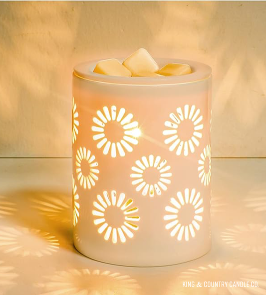 Ceramic Sunflower Wax Melt Warmer