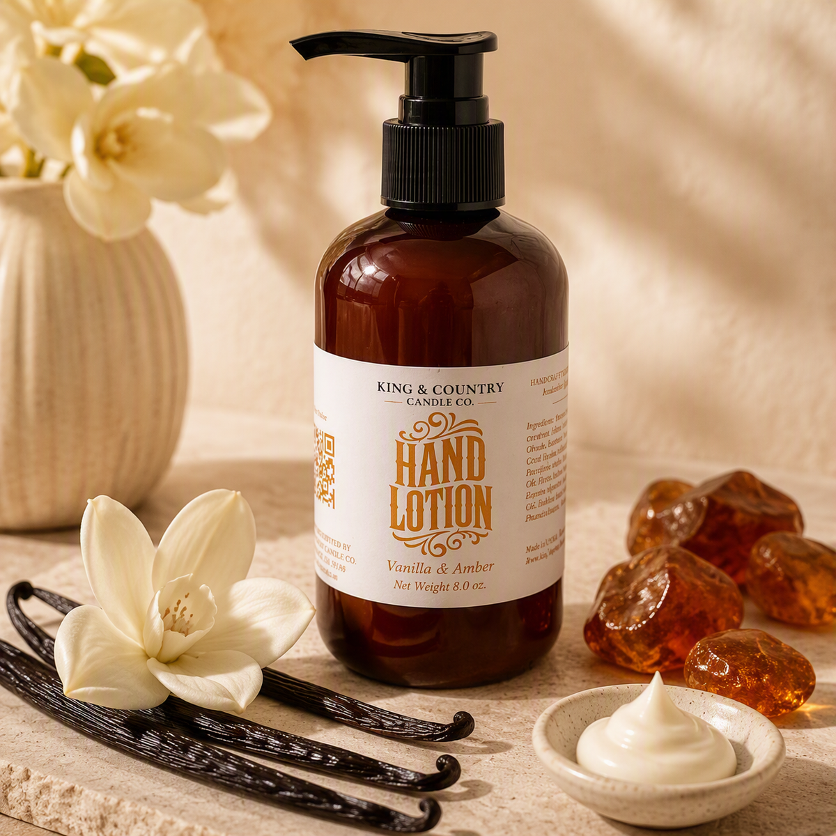 Vanilla & Amber Hand Lotion