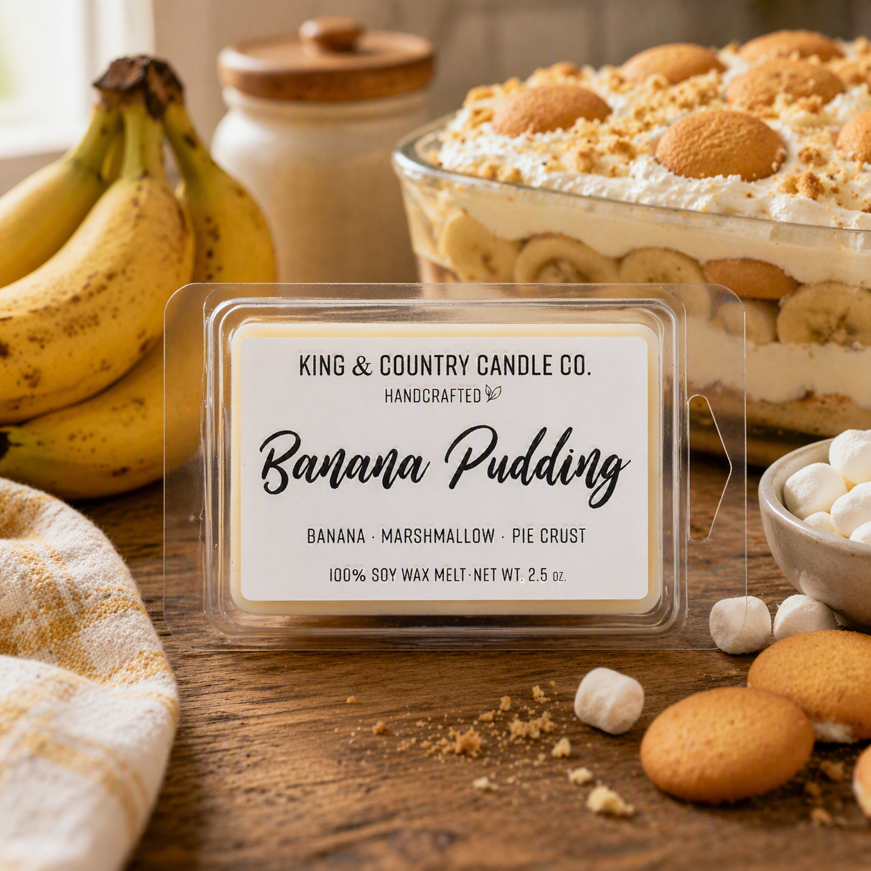Banana Pudding - Soy Wax Melt