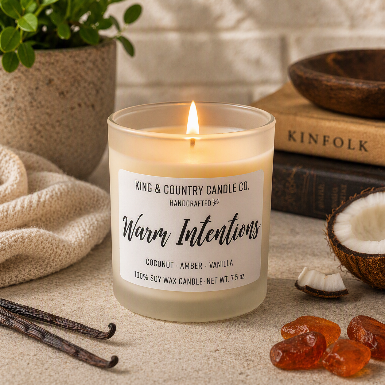 Warm Intentions Soy Wax Candle